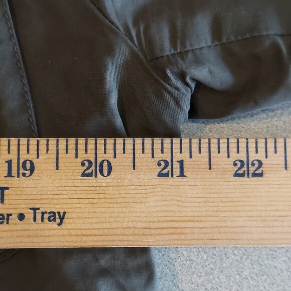 Banana Republic Jacket Mens Medium Full Zip Plaid Lined Elbow Patch - Picture 6 of 8